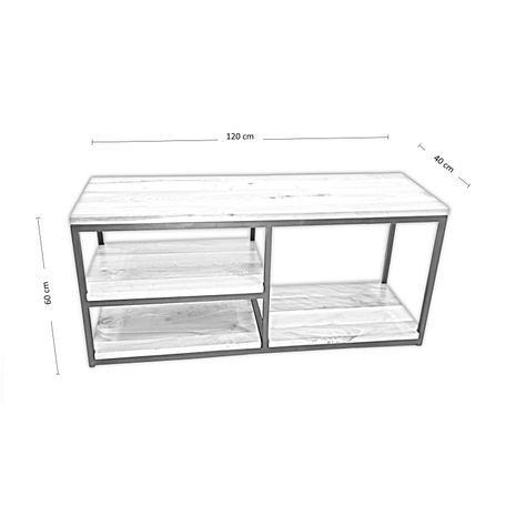 Mesa de arrimo de roble Asturias L-3