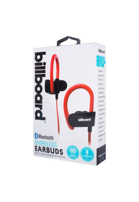 Audífonos Bluetooth Billboard Rojos-0