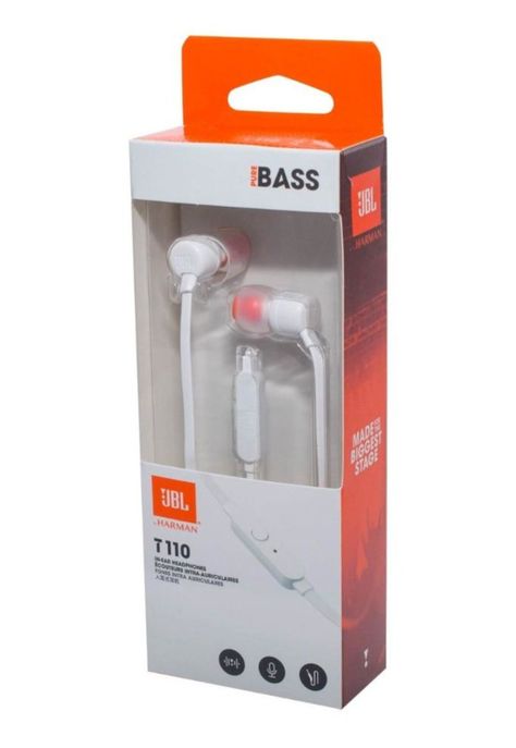 Audífonos In-ear Jbl Tune 110 White-4