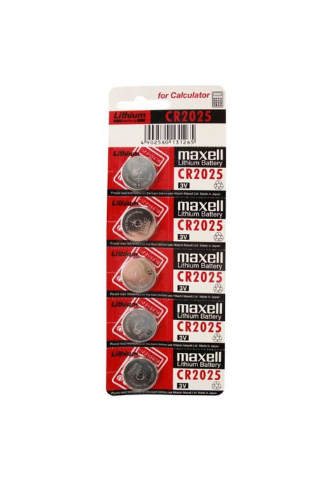 Blister 5 Pilas de Litio 3V Maxell CR2025-0