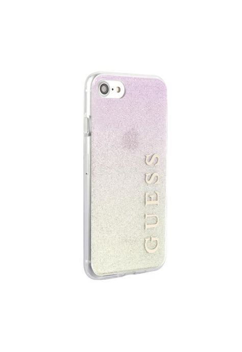 CARCASA GUESS P/IPHONE 7/8 DORADA-ROSADA-0