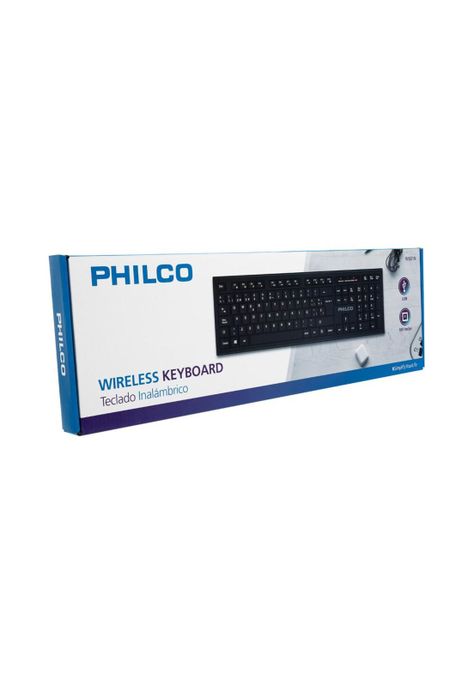TECLADO INALAMBRICO ESTÁNDAR PHILCO NEGRO-2