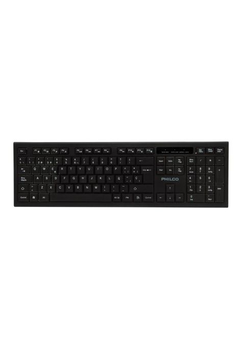 TECLADO INALAMBRICO ESTÁNDAR PHILCO NEGRO-3
