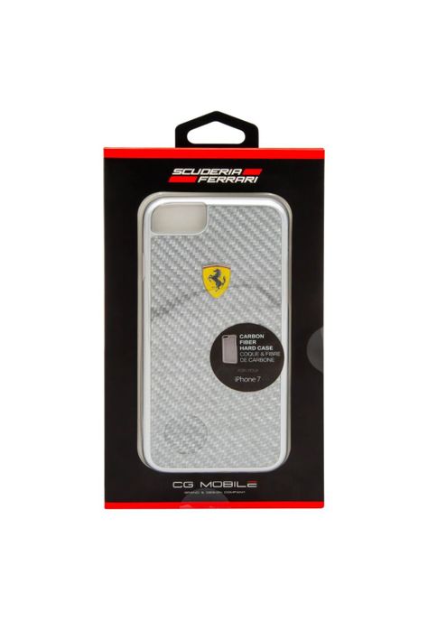 CARCASA FERRARI P/IPHONE 7/8 SILVER FERCAHCP7SI-4