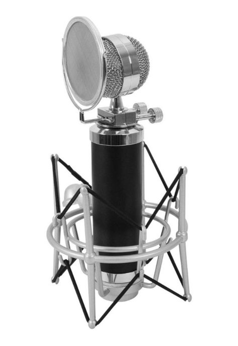 Studio Microphone Con Soporte / Noise Reduction-0