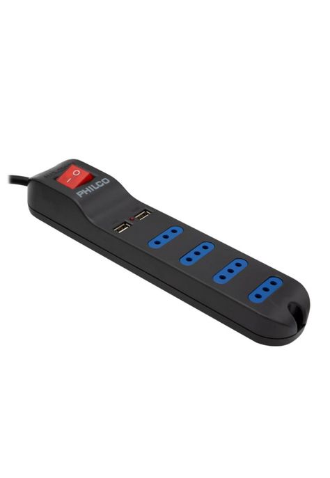 EXTENSION XT41 USB 4 POS NEGRO-2