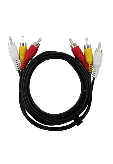 CABLE 3 PLUG RCA A 3 PLUG RCA 1,80 MTS-0