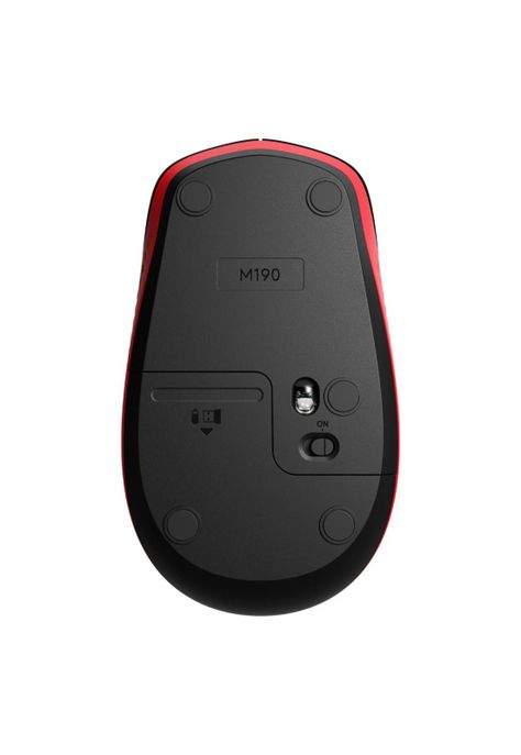 910-005904 MOUSE WIRELESS MOUSE M190 ROJO-4