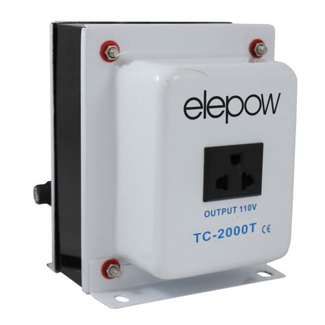 AUTOTRANSFORMADOR 2000 WATTS CON TIERRA TC-2000T-0