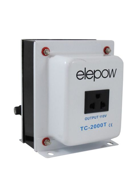 AUTOTRANSFORMADOR 2000 WATTS CON TIERRA TC-2000T-1
