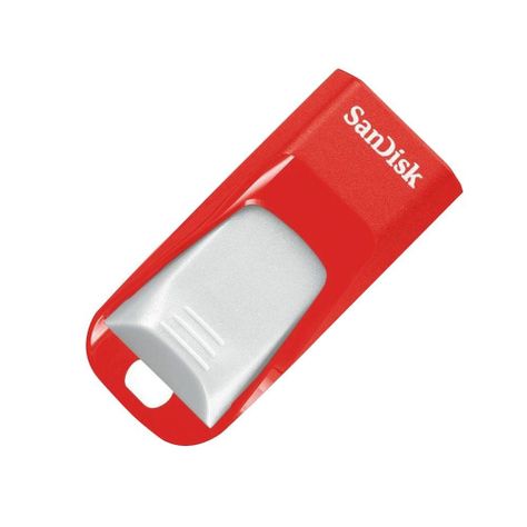 SANDISK CRUZER EDGE, RED AND GRAY 32GB SDCZ51-032G-B35RG-1
