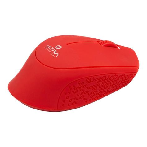 MOUSE OPTICO INALAMBRICO ULTRA ROJO-4