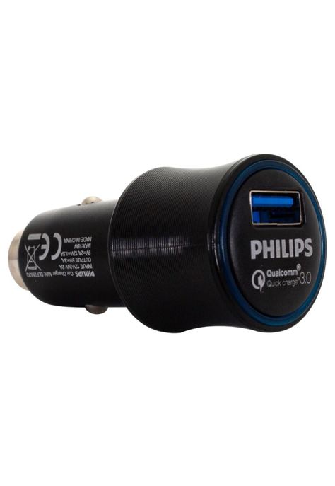 CARGADOR CEL PHILIPS P/AUTO QC3.0 18W DLP2552Q-0