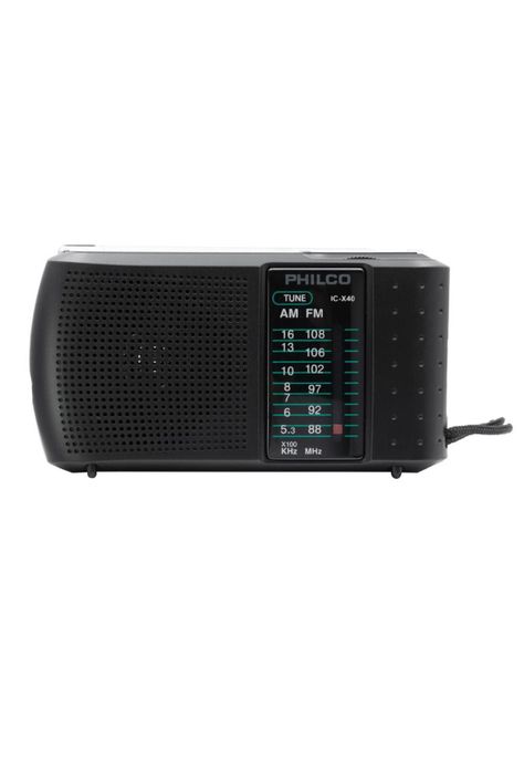RADIO PORTÁTIL C/ PARLANTE Y AUDÍFONO-1