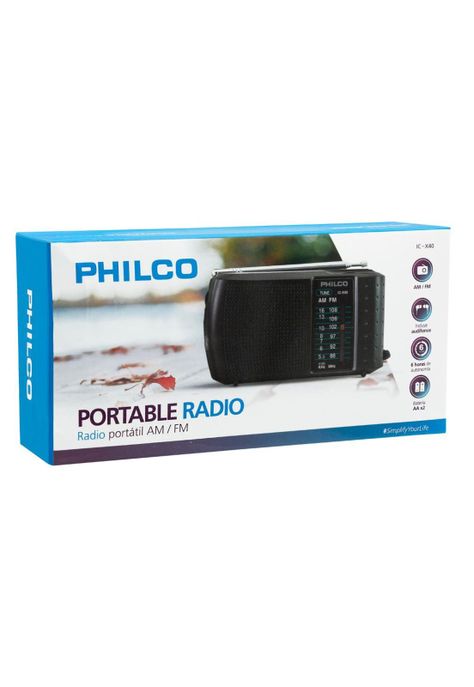 RADIO PORTÁTIL C/ PARLANTE Y AUDÍFONO-4
