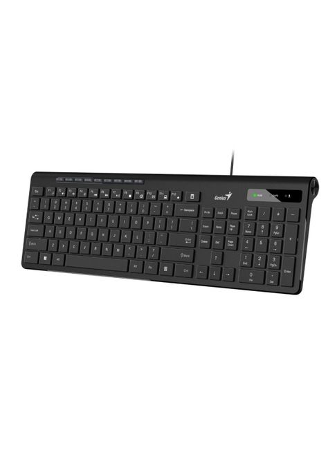 Teclado SlimStar USB 230II con 9 Teclas Adicionales-1