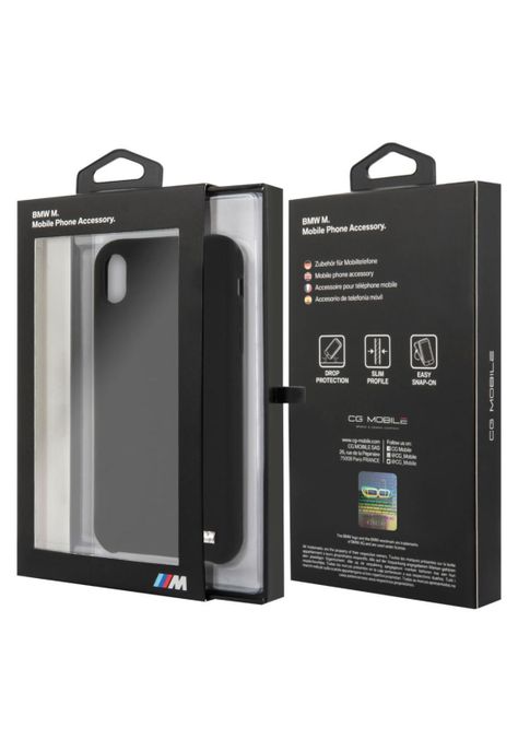 CARCASA BMW P/IPHONE XP NEGRA BMHCI61MSILBK-0