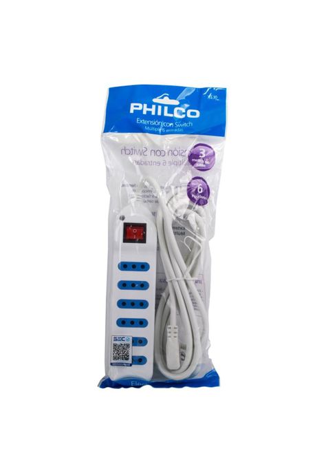 EXTENSION XT30 6 POS COLOR BLANCO-0