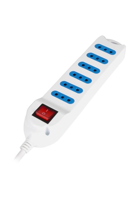 EXTENSION XT30 6 POS COLOR BLANCO-2