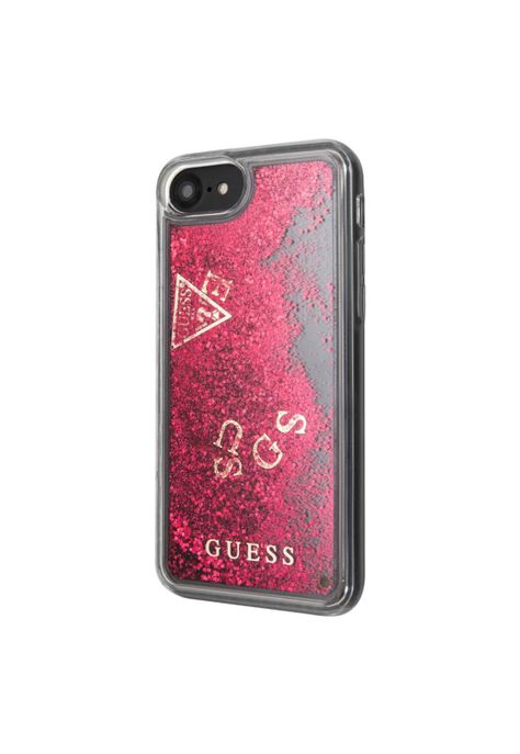 CARCASA GUESS P/IPHONE 7/8 TRANSP/GLITTER PINK GUHCI8GLUFLRA-1