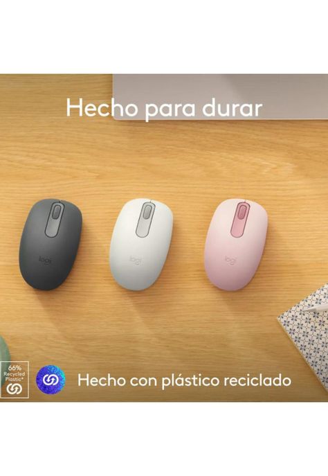 Mouse Inalámbrico Bluetooth Logitech M196 Blanco-4