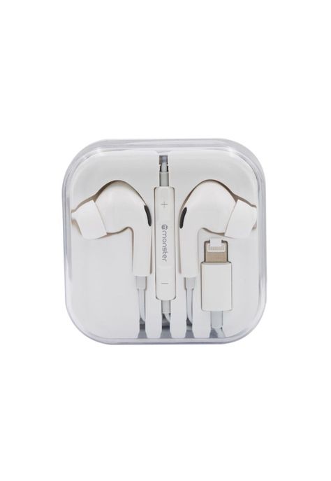 AUDIFONO MONSTER ALAMBRICO M/LIBRES LIGHTNING BLANCO-1