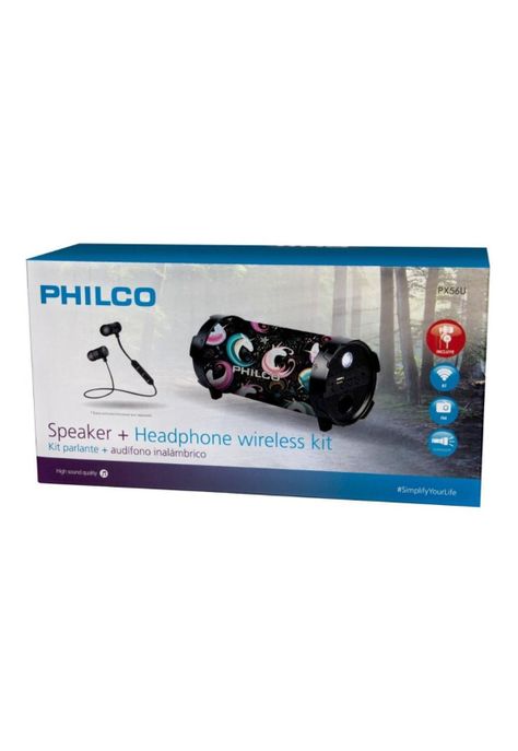 Bazooka Bluetooth Con Audífonos | Philco-2