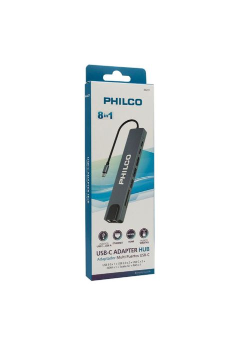 Hub Multifuncion 8 en 1 USB-C-4