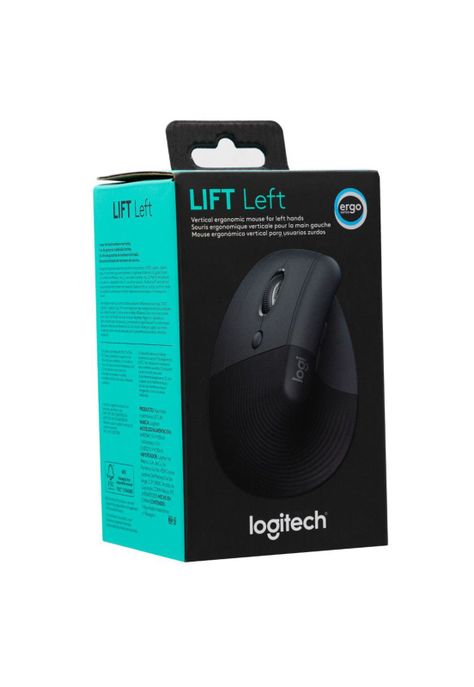 910-006467 MOUSE LIFT ZURDO GRAPHITE / BLACK-0