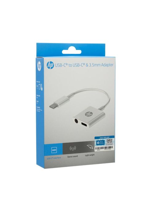 DHC-TC132 ADAPTADOR USB-C A 3,5 Y USB-C-3