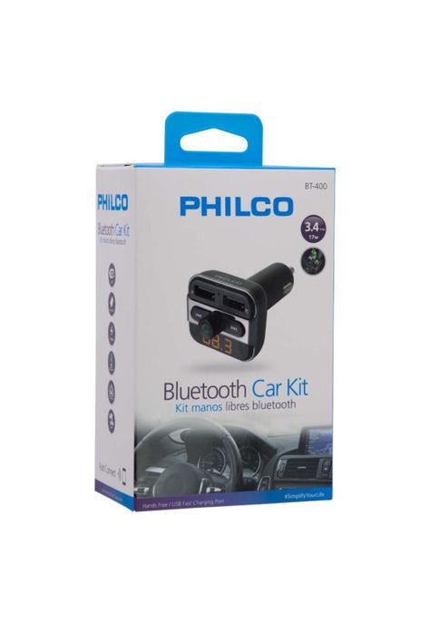 TRANSMISOR FM CON BLUETOOTH PHILCO-0