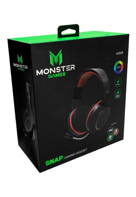 Au928 Headset Gamer Monster Snap-3