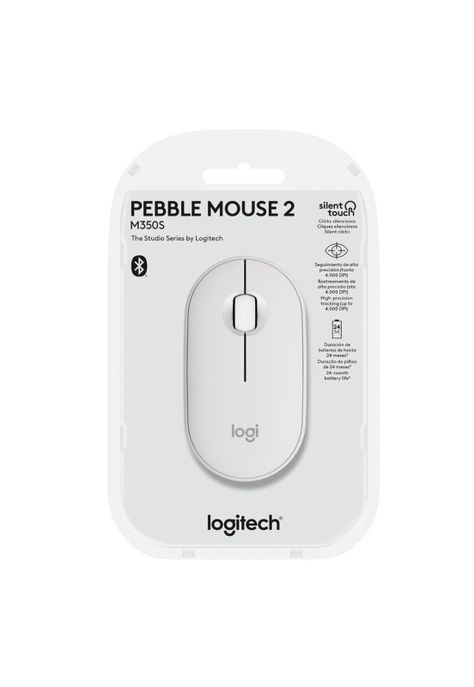 910-007047 MOUSE PEBBLE 2 M350S BLANCO-0
