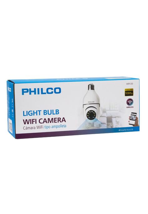CÁMARA WIFI TIPO AMPOLLETA PHILCO-4