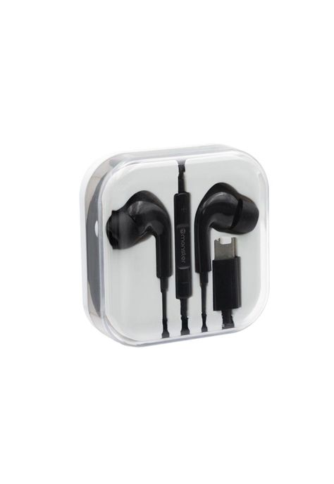 C21WT  AUDIFONO MONSTER ALAMBRICO M/LIBRES TYPE-C NEGRO-1