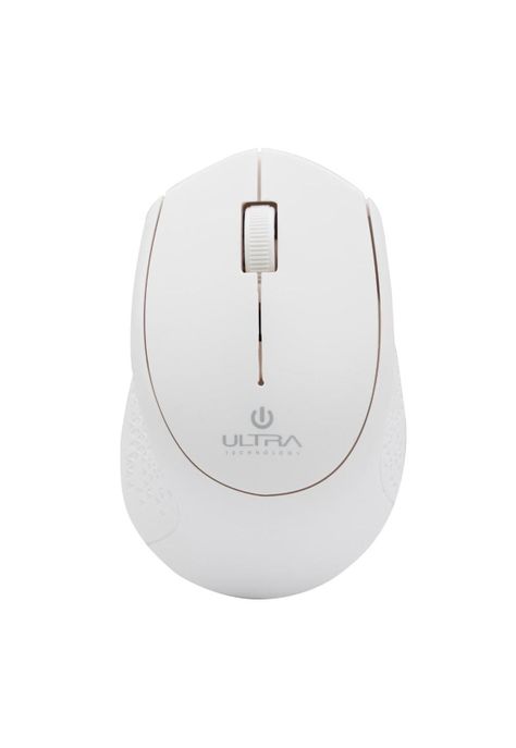 MOUSE OPTICO INALAMBRICO ULTRA BLANCO-0