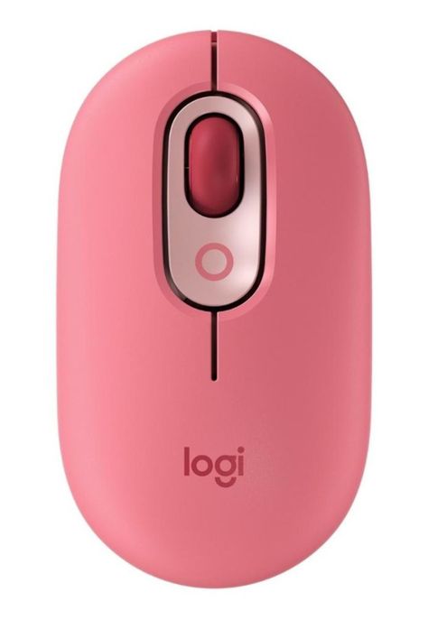910-006551 Mouse Logitech Pop With Emoji Rojo-0