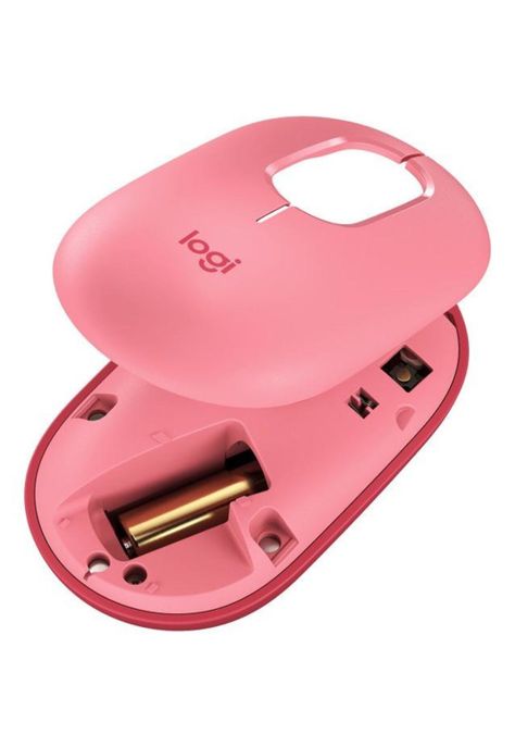 910-006551 Mouse Logitech Pop With Emoji Rojo-4