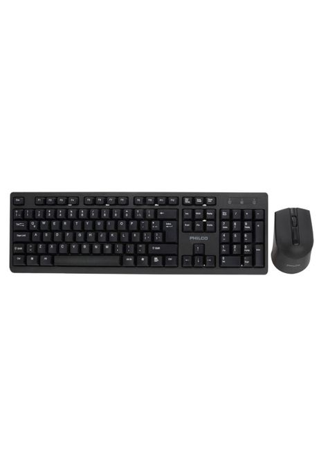 COMBO INALÁMBRICO MOUSE + TECLADO 6354K NEGRO-0