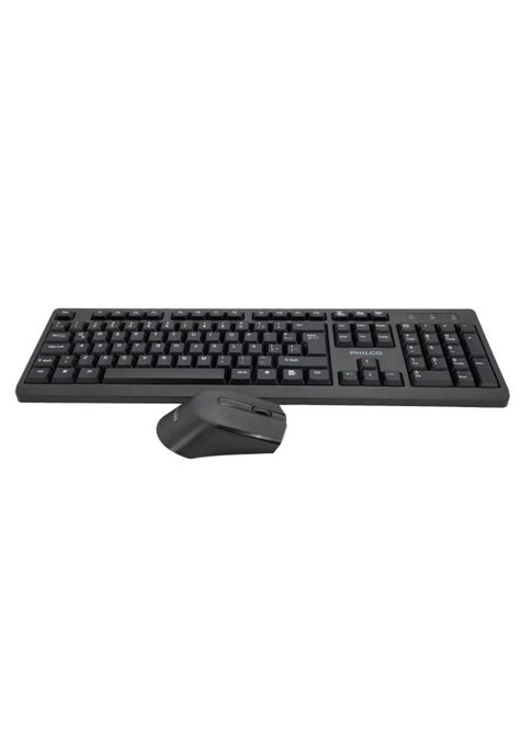 COMBO INALÁMBRICO MOUSE + TECLADO 6354K NEGRO-1