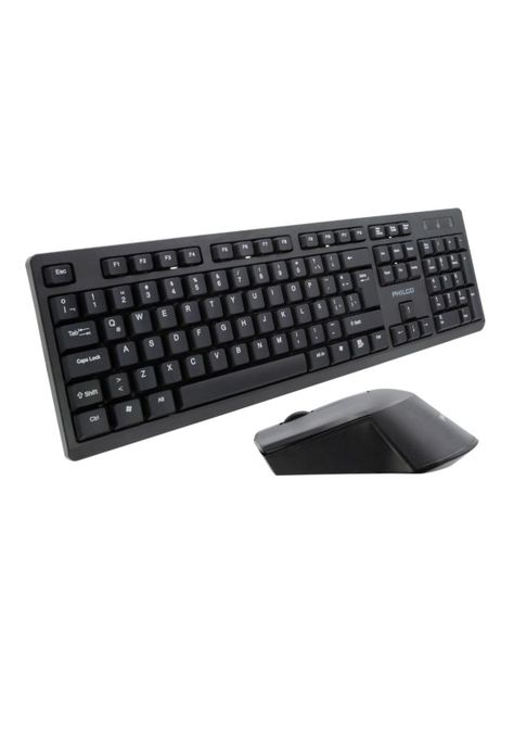 COMBO INALÁMBRICO MOUSE + TECLADO 6354K NEGRO-2