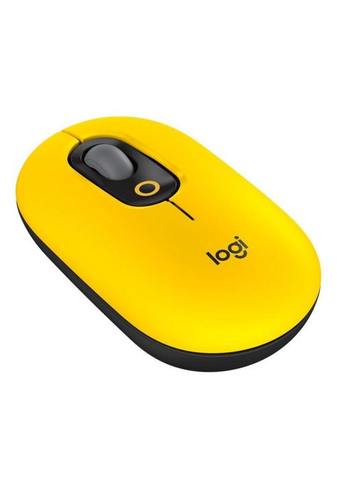 910-006549 Mouse Logitech Pop With Emoji Amarillo-2