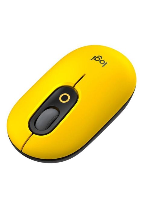 910-006549 Mouse Logitech Pop With Emoji Amarillo-3