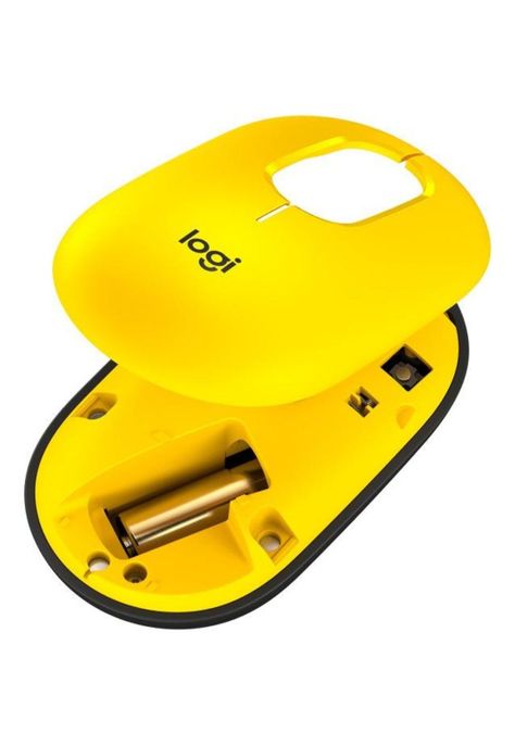 910-006549 Mouse Logitech Pop With Emoji Amarillo-4