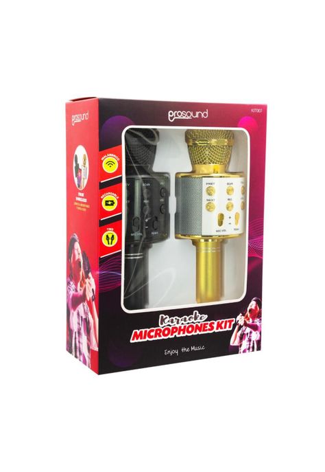 KIT DE MICRÓFONOS KARAOKE TWS PROSOUND-0