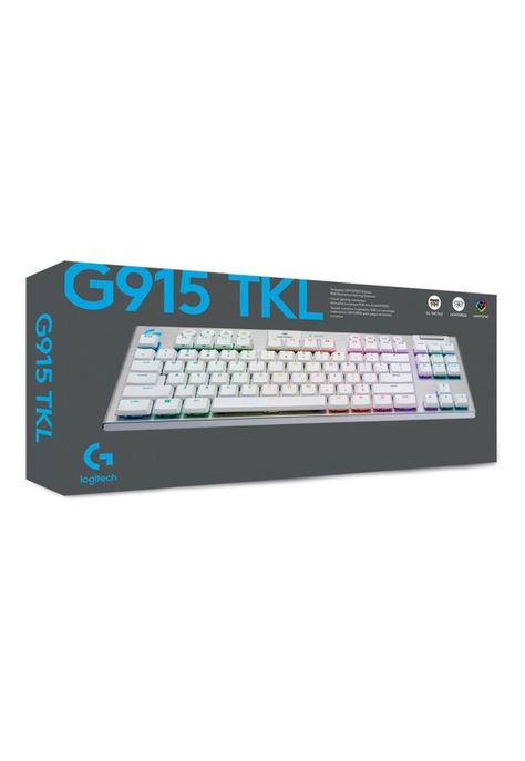 920-009660 Keyboard Gaming G915 Tkl White-4