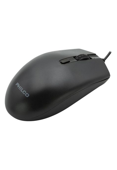 MOUSE ALÁMBRICO SPK7204 NEGRO PHILCO PRO-1