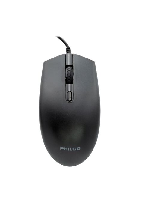 MOUSE ALÁMBRICO SPK7204 NEGRO PHILCO PRO-2