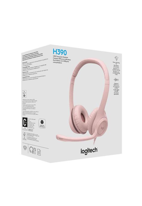 981-001280 HEADSET USB HEADSET H390 ROSE-1