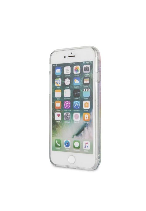 CARCASA GUESS P/IPHONE 7/8 TRANSP. DORADA GUHCI8LGIRGP-2